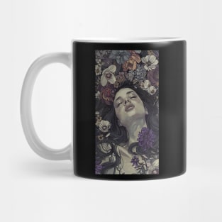 girl with the flowers Mug